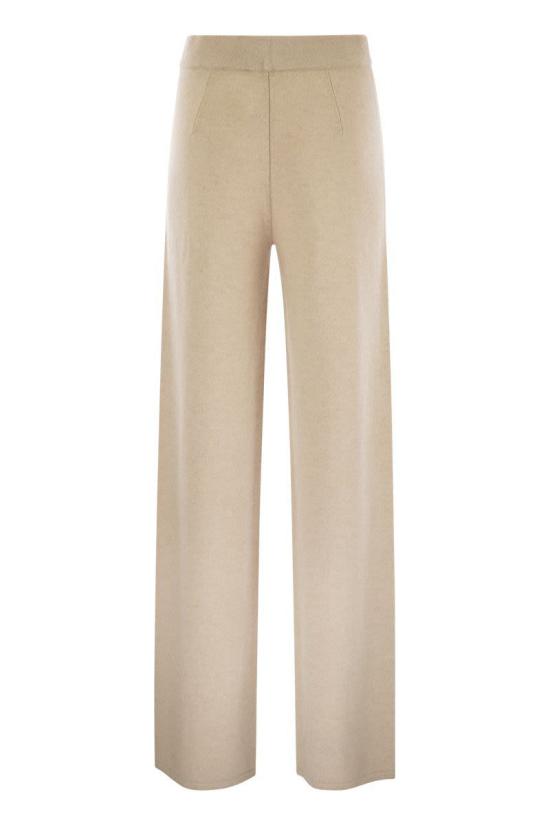 25FW 막스마라 스튜디오 스트레이트 팬츠 2526336012600 002 Beige - MAX MARA STUDIO