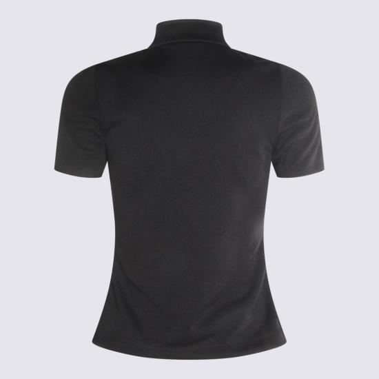 25FW 쿠레쥬 반팔 티셔츠 325JTO446JS02509999 Black - COURREGES