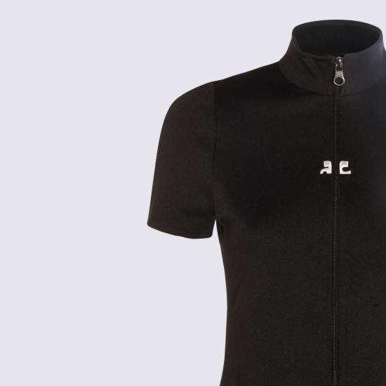 25FW 쿠레쥬 반팔 티셔츠 325JTO446JS02509999 Black - COURREGES