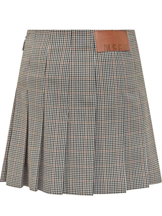 25FW 엠에스지엠 스커트 3941MDD14P257619 02 Black - MSGM