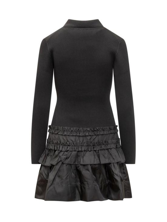 25FW 가니 미디 원피스 K2523 099 Black - GANNI