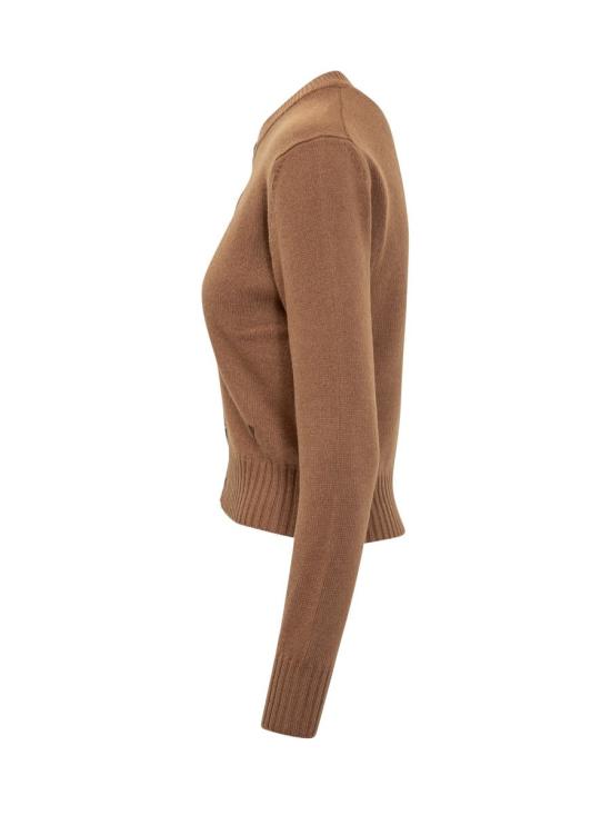 25FW 아미 가디건 H25FKC364005 216H25 BROWN - AMI