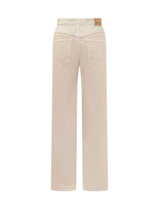  이자벨마랑 스트레이트 팬츠 23HPA0209FAA4H13I 23EC Beige - ISABEL MARANT