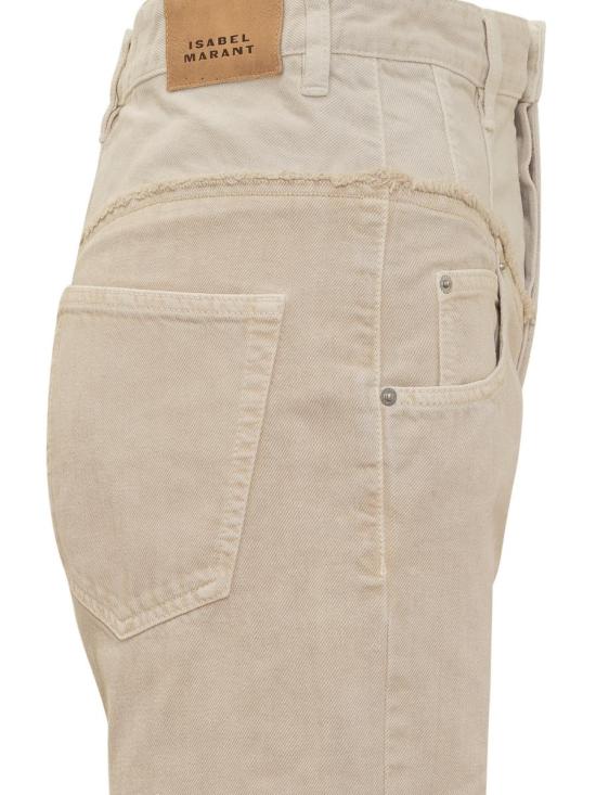  이자벨마랑 스트레이트 팬츠 23HPA0209FAA4H13I 23EC Beige - ISABEL MARANT