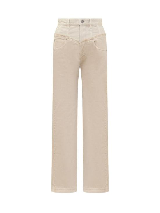  이자벨마랑 스트레이트 팬츠 23HPA0209FAA4H13I 23EC Beige