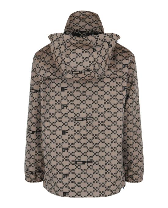  오프화이트 패딩 OMEB034S FAB001 6210 00002 S Brown - OFF WHITE