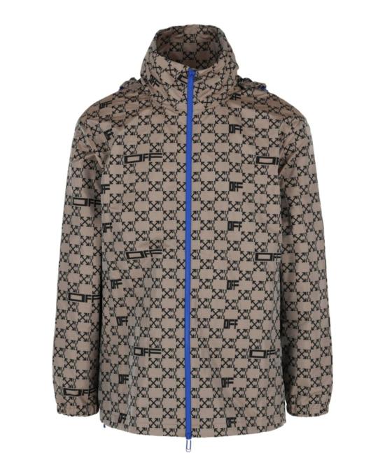  오프화이트 패딩 OMEB034S FAB001 6210 00002 S Brown