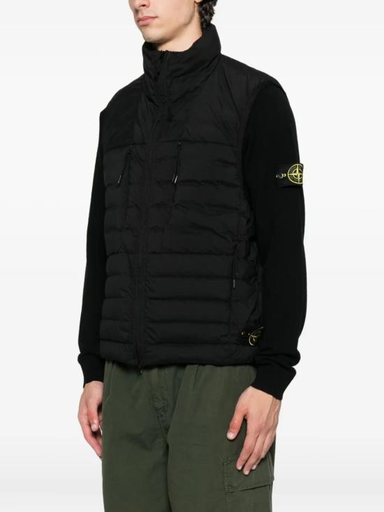 25FW 스톤 아일랜드 베스트 K2S15G100004 S0183 V0029 BLACK - STONE ISLAND