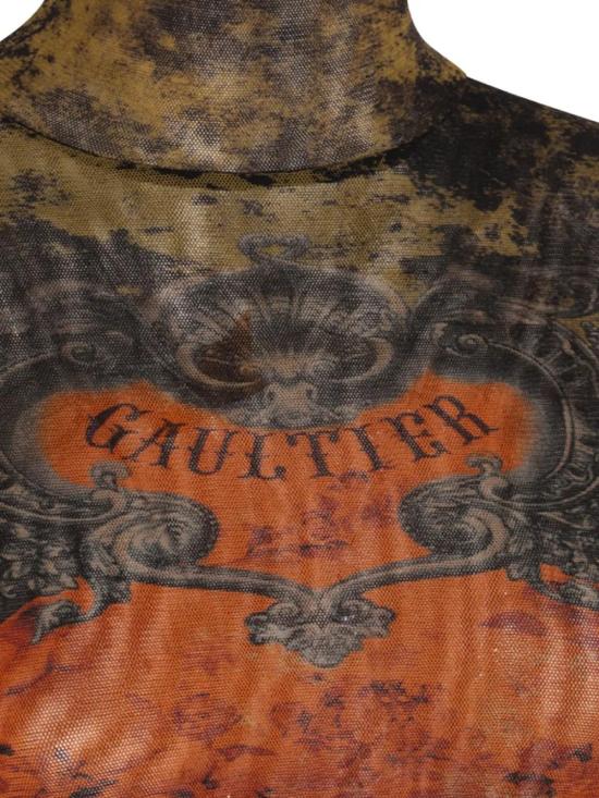 25FW 장 폴 고티에 바디수트 티셔츠 TO306M006P 004115 BLACK KHAKI ORANGE - JEAN PAUL GAULTIER