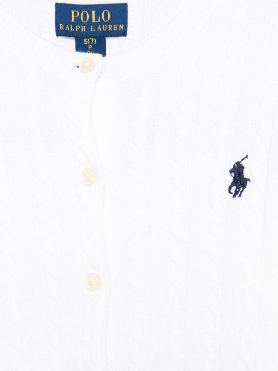 25SS [주니어] 랄프 로렌 가디건 313543047 064 White - RALPH LAUREN