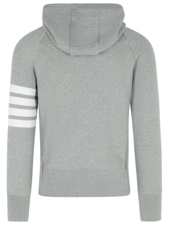  톰브라운 클래식 루프백 4바 풀 지퍼 후디 MJT022H 00535 068 Grey - THOM BROWNE