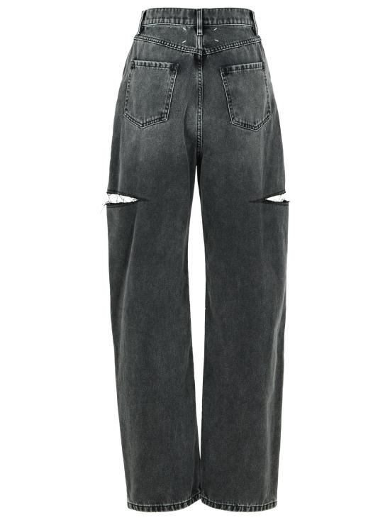 25FW 마르지엘라 데님 팬츠 S51LA0051 S30743965 Black - MAISON MARGIELA