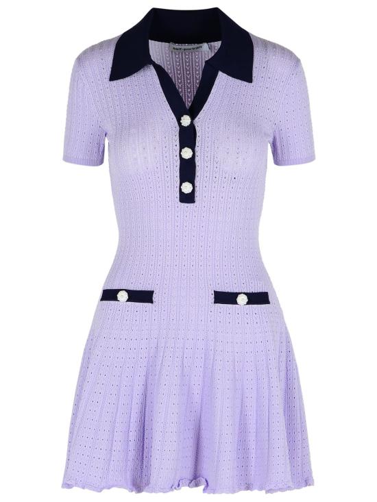 25FW 셀프 포트레이트 숏 원피스 PF25 096S LLILACC Liliac