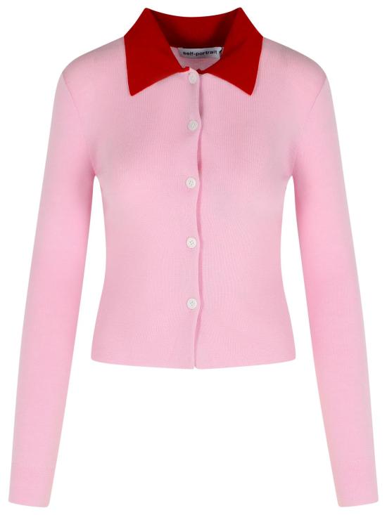 25FW 셀프 포트레이트 가디건 PF25 097C PPINK Pink