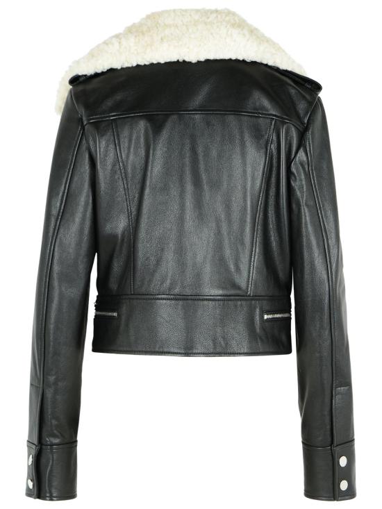 25FW 스포트막스 가죽 자켓 2522446012001 Black - SPORTMAX