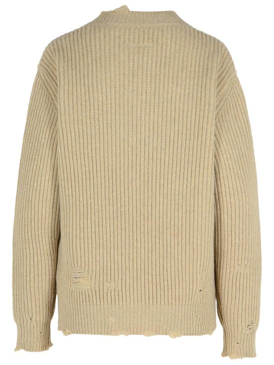 25FW MM6 메종마르지엘라 스웨터 S52HN0011 M13138806M Ivory - MM6 MAISON MARGIELA