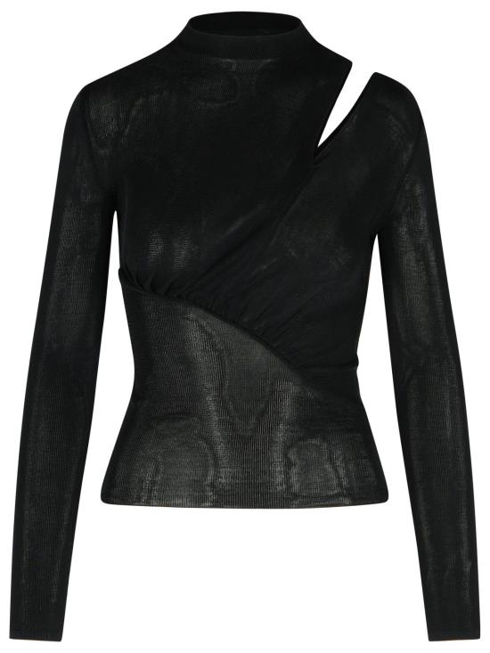 25FW 셀프 포트레이트 후드 티셔츠 PF25 086T BBLACK Black