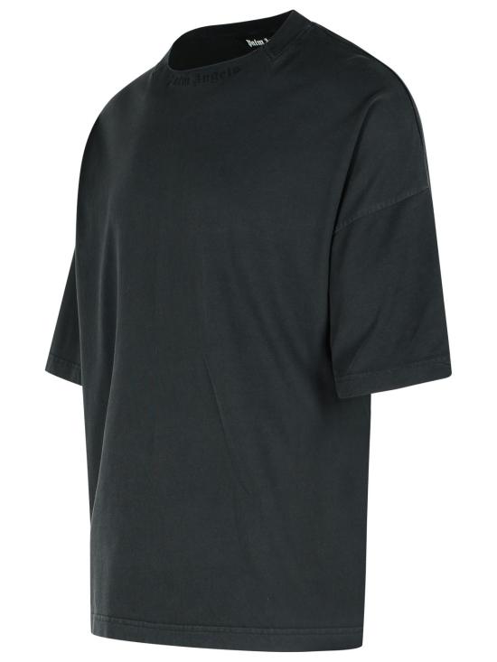 25FW 팜앤젤스 반팔 티셔츠 PMAA10HF25JER0011310 Black - PALM ANGELS