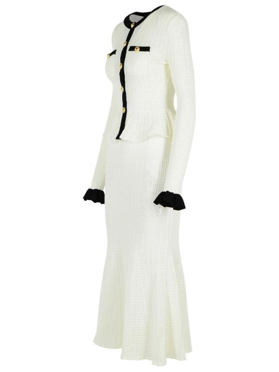 25FW 셀프 포트레이트 롱 원피스 PF25 092M WWHITE White - SELF PORTRAIT