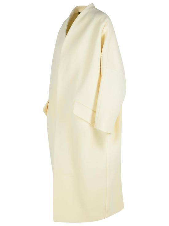 25FW MM6 메종마르지엘라 코트 S52AA0192 M35469102 Cream - MM6 MAISON MARGIELA