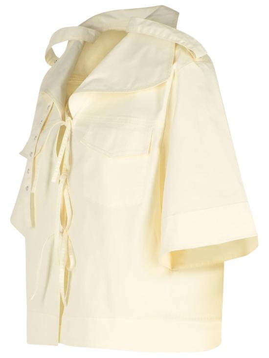 25FW 가니 블라우스 W0690135 Ivory - GANNI