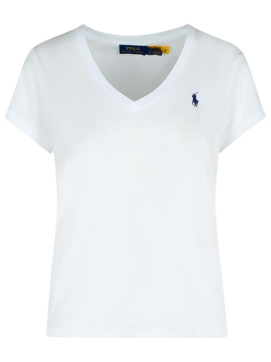 25FW 폴로 랄프로렌 반팔 티셔츠 211902403001 White