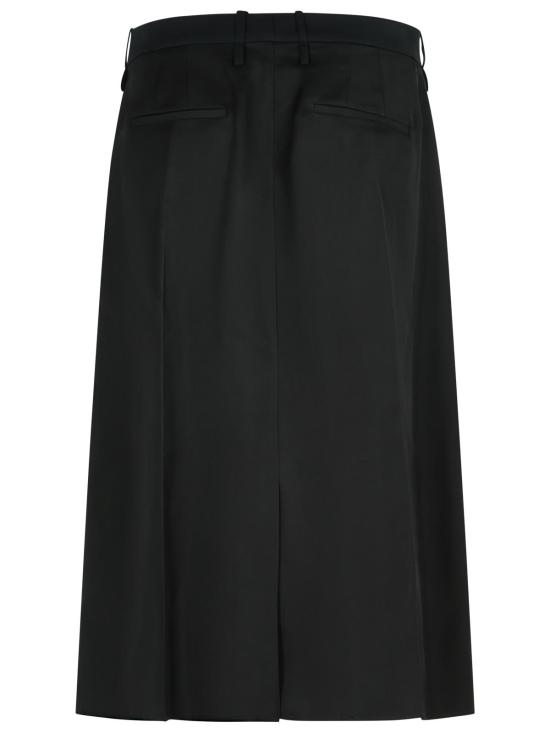 25FW 질샌더 미디 스커트 J02MA0332 J40002001 Black - JIL SANDER