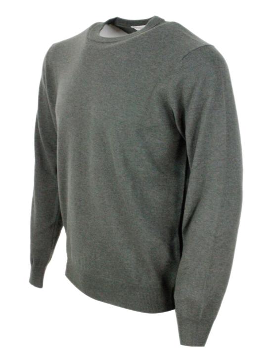 25FW 필리포 드 로렌티스 스웨터 GC1MLDCA12R 570 Green - FILIPPO DE LAURENTIIS