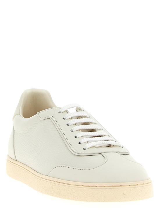 26FW 브루넬로 쿠치넬리 스니커즈 MZUKGOJ336CJX19 White - BRUNELLO CUCINELLI