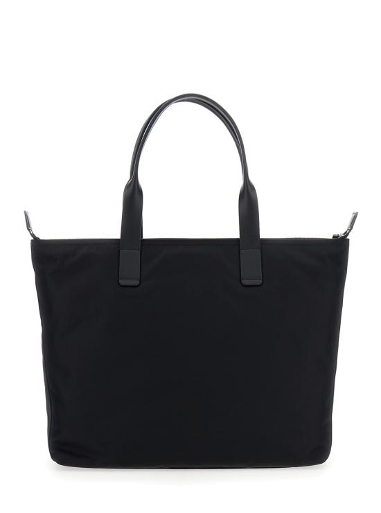 25FW 돌체앤가바나 나일론 스무스 카프스킨 쇼핑백 BM2375AN4218B956 Black - DOLCE & GABBANA