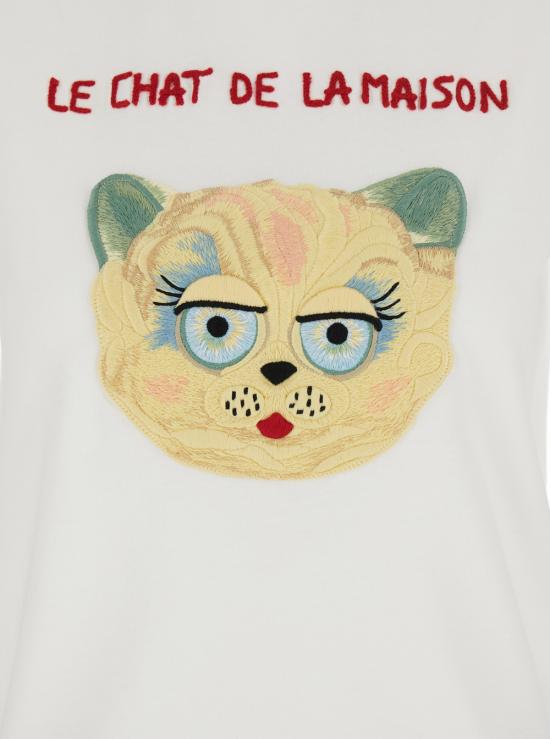 25FW 발렌티노 가라바니 반팔 티셔츠 7B3MG25J9LDA03 White - VALENTINO GARAVANI