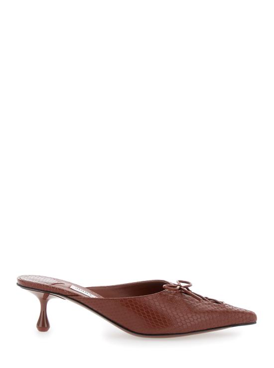 25FW 지미추 뮬/슬리퍼 SCARLETTMULE50GHFCOGNAC Brown