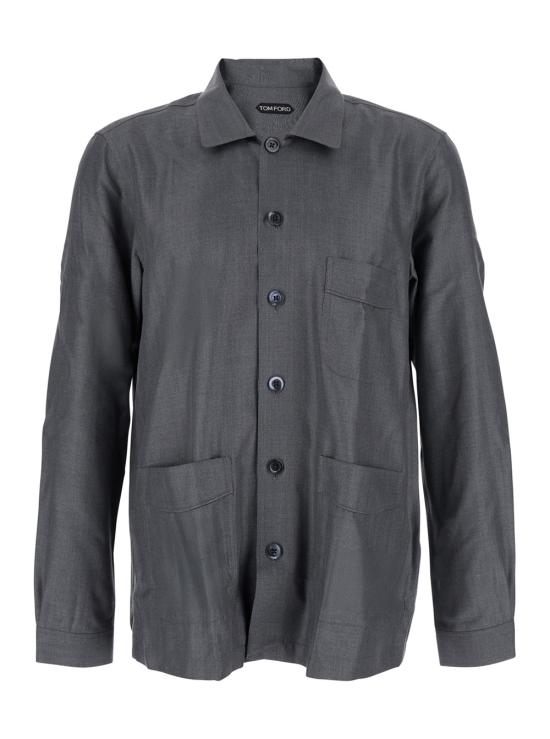 25FW 톰포드 긴팔 셔츠 HXH002FMS064IG344 Grey