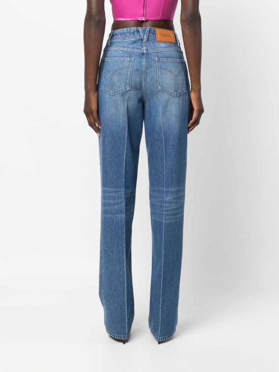  베르사체 스트레이트 팬츠 10126341A070791D030 Blue - VERSACE