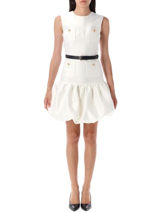 25FW 셀프 포트레이트 숏 원피스 PF25017SC CREAM IVORY