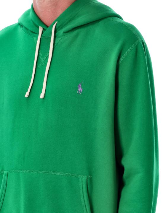 25FW 폴로 랄프로렌 포니 자수 플리스 후드 티셔츠 710766778 106 CRUISE GREEN - POLO RALPH LAUREN