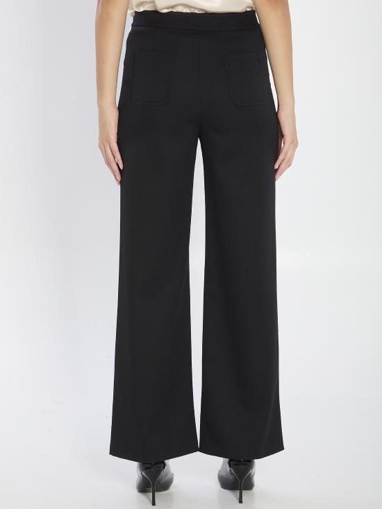 25FW 셀린느 스트레이트 팬츠 2P76A092D 38NO BLACK - CELINE