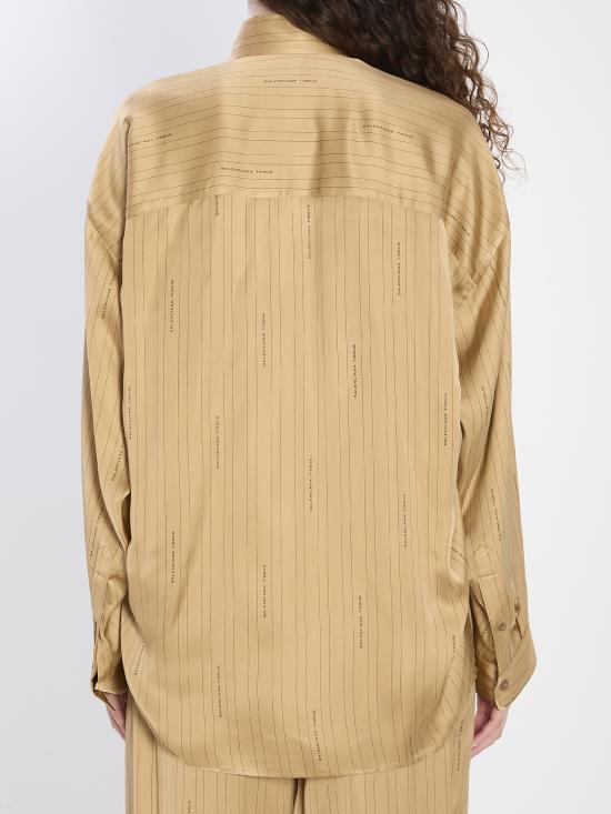 25FW 발렌시아가 블라우스 841012TSLA6 2684 BEIGE - BALENCIAGA