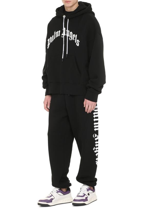 25SS 팜앤젤스 후드 티셔츠 PMBB058C99FLE0031001 black - PALM ANGELS