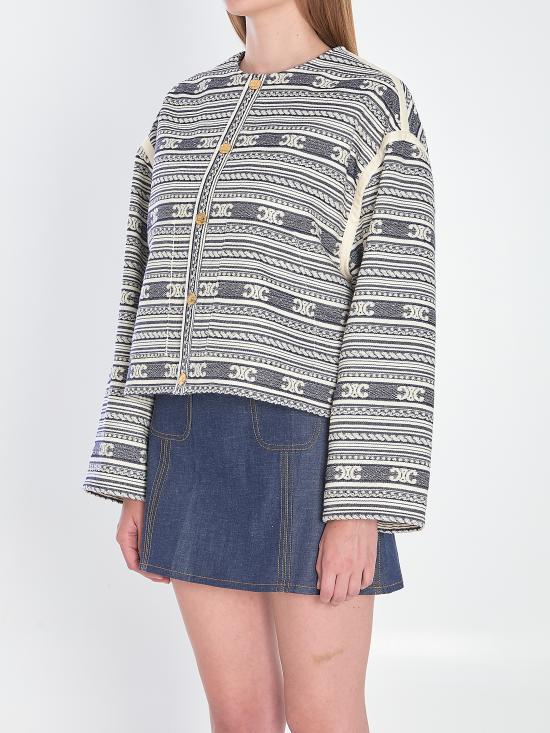 25FW 셀린느 자켓 RV0NW002897MI blue - CELINE