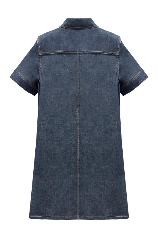25FW 셀린느 미디 원피스 RR03S084207IA Denim - CELINE