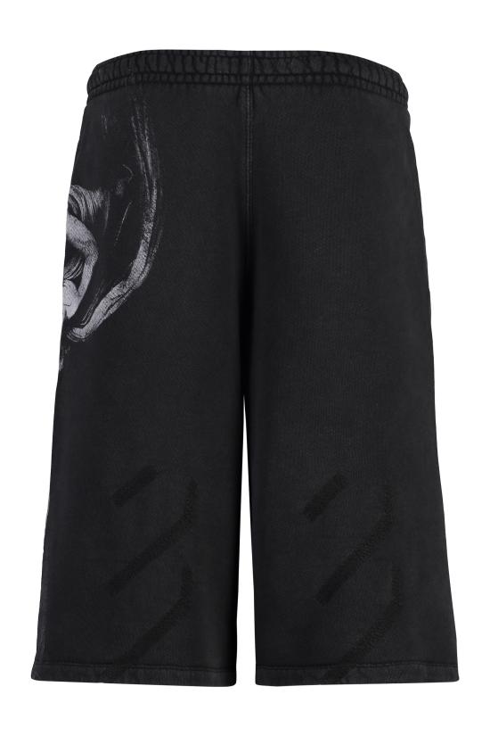 25SS 오프화이트 숏팬츠 OMCI016C99FLE0011077 black - OFF WHITE