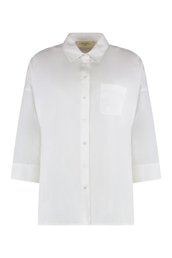 25FW 위켄드막스마라 반팔 티셔츠 GIRALDA2525116071600001 White