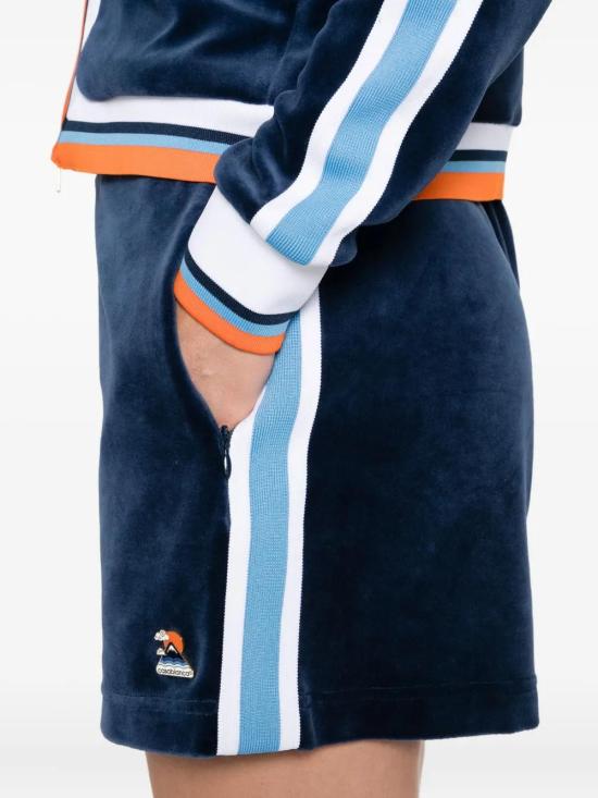 25FW 카사블랑카 숏팬츠 WPF25JTR276 01 NAVY - CASABLANCA