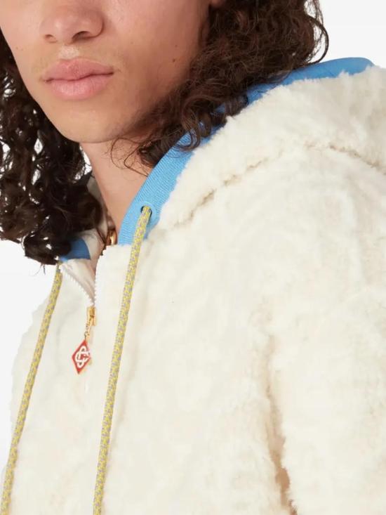 25FW 카사블랑카 자켓 MPF25JTP373 01 OFF WHITE - CASABLANCA