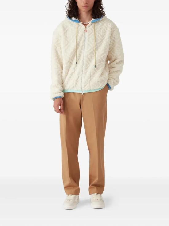 25FW 카사블랑카 자켓 MPF25JTP373 01 OFF WHITE - CASABLANCA