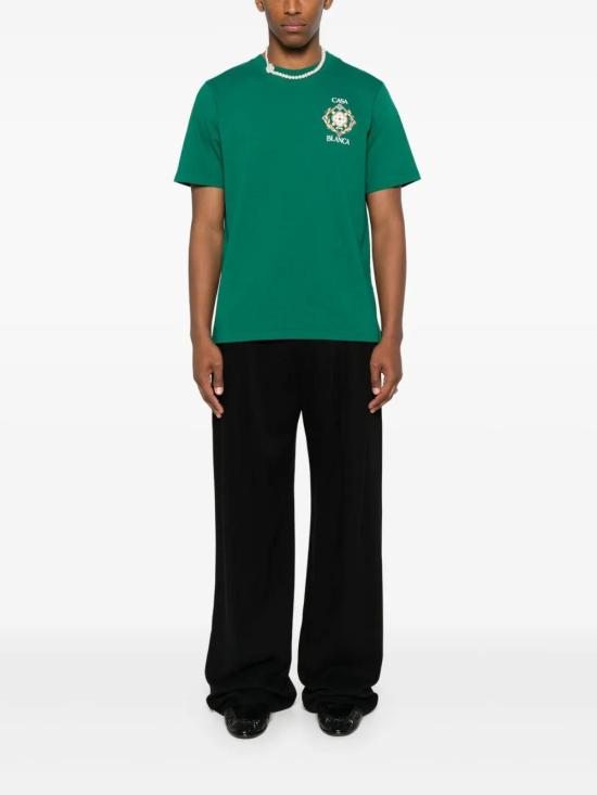 25FW 카사블랑카 반팔 티셔츠 MPF25JTS001 TENNIS CLUB ICON - CASABLANCA