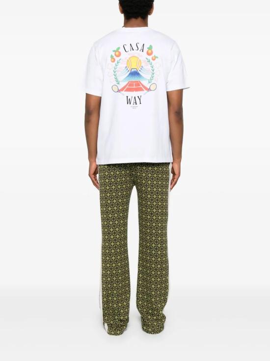 25FW 카사블랑카 반팔 티셔츠 MPF25JTS001 08 CASA WAY MOUNTAIN - CASABLANCA