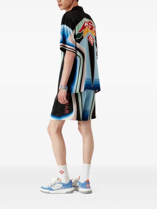 25FW 카사블랑카 숏팬츠 MPF25TR012 05 GRAPHIC MOUNTAIN - CASABLANCA