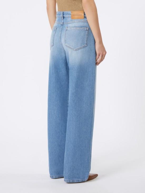 25FW 막스마라 스튜디오 스트레이트 팬츠 2526186011600009 LIGHT BLUE - MAX MARA STUDIO